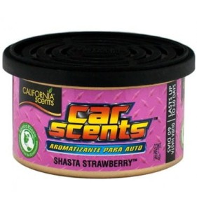 California Car Scents Shasta Strawberry - odświeżacz powietrza truskawka 42g