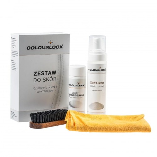 Colourlock SOFT - kompletny zestaw 4 produktów do bieżącej pielęgnacji skóry w aucie - Sklep detailingowy Automotive Care