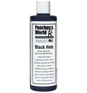 Poorboy's World Black Hole - politura do ciemnych lakierów 473ml - Sklep detailingowy Automotive Care