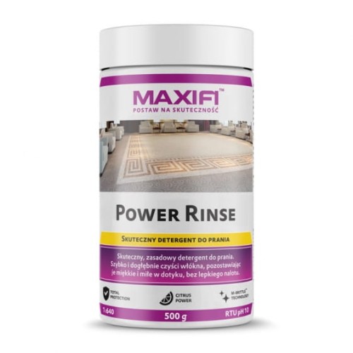 Maxifi Power Rinse – proszek do prania ekstrakcyjnego tapicerki 500g - Sklep detailingowy Automotive Care