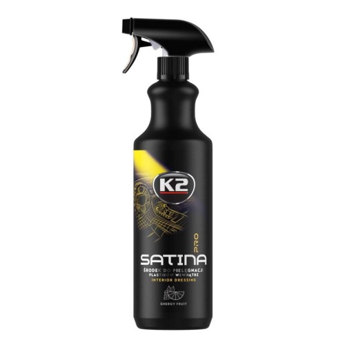K2 SATINA PRO Energy Fruit - dressing do plastikowych elementów wnętrza 1L - Sklep detailingowy Automotive Care