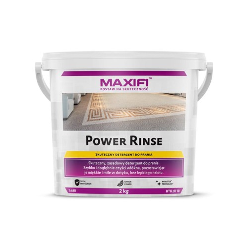 Maxifi Power Rinse – proszek do prania ekstrakcyjnego tapicerki 2kg - Sklep detailingowy Automotive Care
