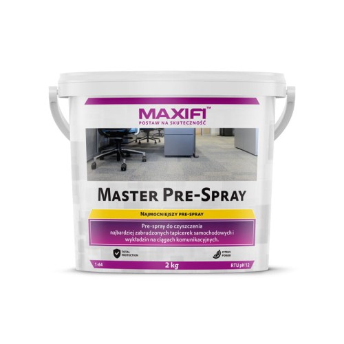 Maxifi Master Pre-Spray – proszek do prania tapicerki materiałowej 2kg - Sklep detailingowy Automotive Care