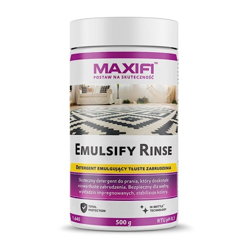 Maxifi Emulsify Rinse – płyn do płukania ekstrakcyjnego delikatnych tkanin 500g - Sklep detailingowy Automotive Care