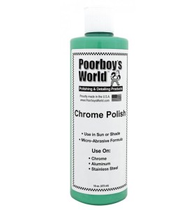 Poorboy's World Chrome Polish - delikatna pasta polerska do metalu (chromu, aluminium, stali) 473ml