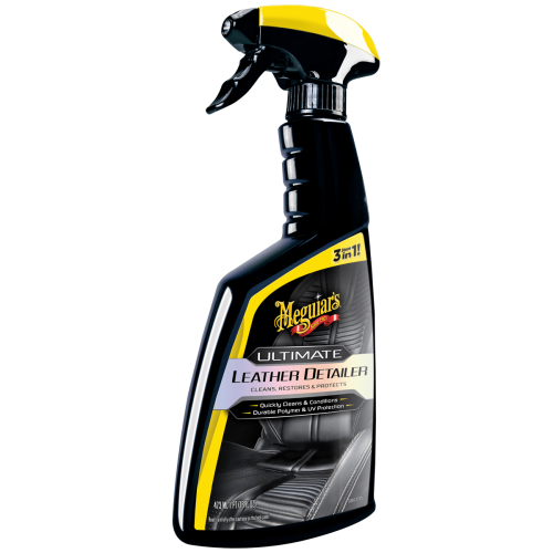Meguiar's Ultimate Leather Detailer - preparat do szybkiego odświeżenia tapicerki skórzanej 473ml - Sklep detailingowy Automotive Care