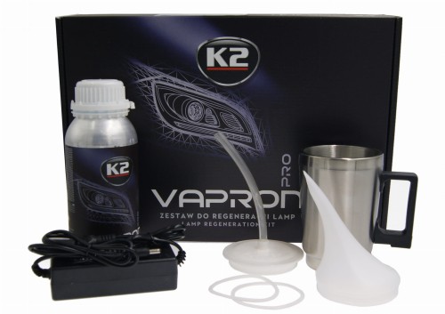K2 PRO Vapron - zestaw do regeneracji lamp, reflektorów - Sklep detailingowy Automotive Care