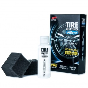 SOFT99 Water-Based Tire Coating „PURE SHINE” - dressing do opon 100 ml