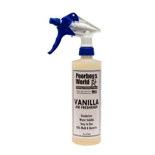 Poorboy`s World Air Freshener - Vanilla - odświeżacz powietrza o zapachu wanilii 473ml - Sklep detailingowy Automotive Care
