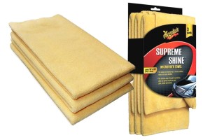 Meguiar's Supreme Shine Microfiber Towels - ręczniki z mikrofibry 3 szt,