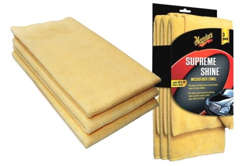 Meguiar's Supreme Shine Microfiber Towels - ręczniki z mikrofibry 3 szt, - Sklep detailingowy Automotive Care
