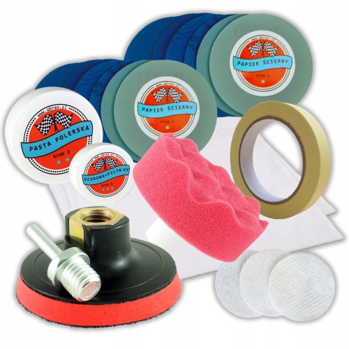 AC Products Headlight Restoration Kit - zestaw do regeneracji lamp, reflektorów - Sklep detailingowy Automotive Care