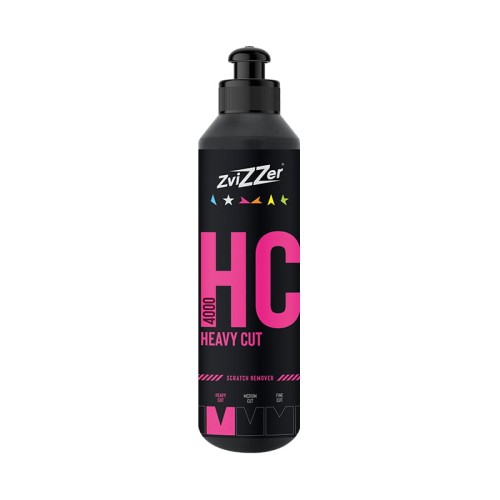 ZviZZer HC4000 Red Heavy Cut - pasta polerska tnąca 250ml - Sklep detailingowy Automotive Care