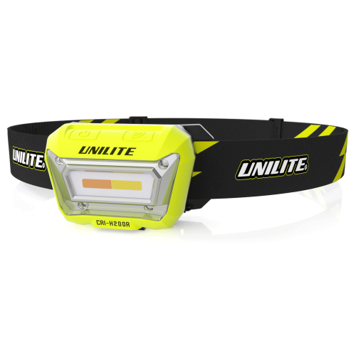 Unilite CRI-H200R - latarka czołowa, czołówka, 5 barw światła, czujnik ruchu - Sklep detailingowy Automotive Care