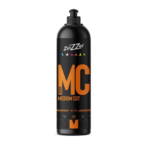 ZviZZer MC3000 Orange Medium Cut/One Step - pasta polerska średnio tnąca/jednoetapowa 750ml - Sklep detailingowy Automotive Care