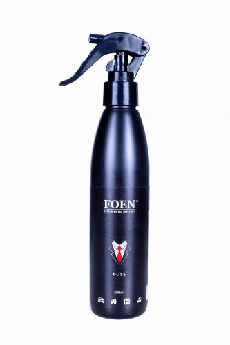 FOEN Boss perfuma do wnętrz - bergamotka, drzewo sandałowe, drzewo oliwkowe, drzewo cedrowe 200ml - Sklep detailingowy Automotive Care