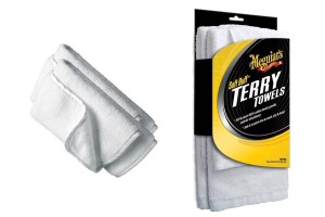 Meguiar's Soft Buff Terry Towels - Ręczniki do czyszczenia i polerowana (3 sztuki)