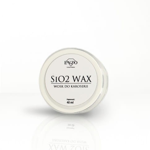 ENZO Coatings SiO2 Wax - hybrydowy wosk z dodatkiem kwarcu, świetna szklistość lakieru 40g - Sklep detailingowy Automotive Care