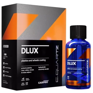CarPro Cquartz DLUX - powłoka cermiczna do zabezpieczania plastików, felg 30ml