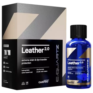 CarPro CQuartz Leather 2.0 - powłoka kwarcowa do skóry i vinylu zestaw 30 ml