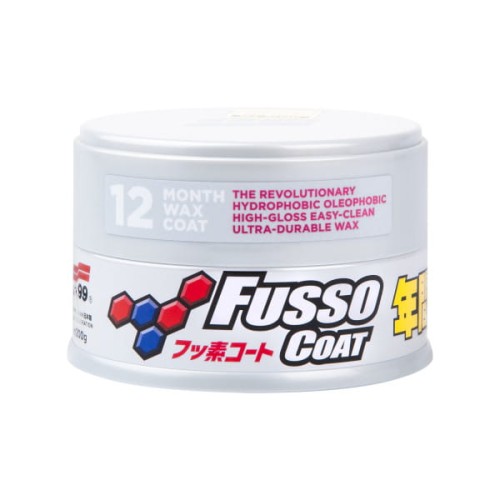 Soft99 New Fusso Coat 12 Months Light Wax – syntetyczny wosk o trwałości do 12 miesięcy 200g - Sklep detailingowy Automotive Care