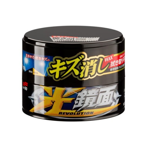 SOFT99 New Scratch Clear Wax Mirror Finish Dark&Black - wosk do ciemnych lakierów 200g - Sklep detailingowy Automotive Care