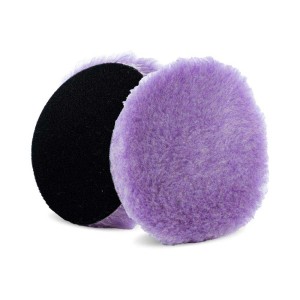 Lake Country Purple Foamed Wool Buffing & Polishing Pad - futro polerskie 140mm