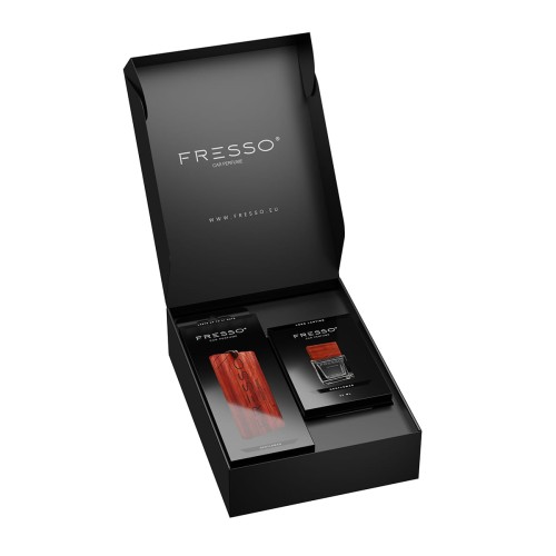 Fresso Gift Box Mini - eleganckie pudełko prezentowe na perfumę i zawieszkę - Sklep detailingowy Automotive Care