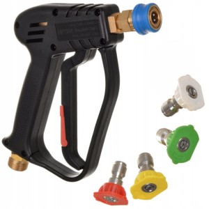 AC Products Wash Gun & Nozzle Set M22 - krótki pistolet do mycia samochodu z końcówkami kątowymi