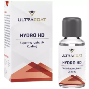 Ultracoat Hydro HD - 12 miesięczna powłoka na lakier, plastiki i szyby duża hydrofobowość 30ml