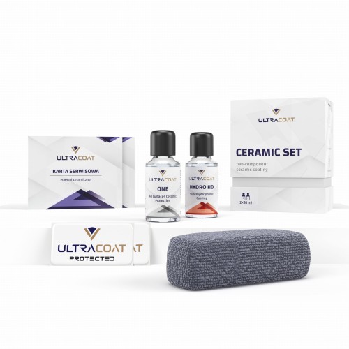 Ultracoat Ceramic Set – zaawansowana dwuskładnikowa powłoka ceramiczna 30ml - Sklep detailingowy Automotive Care