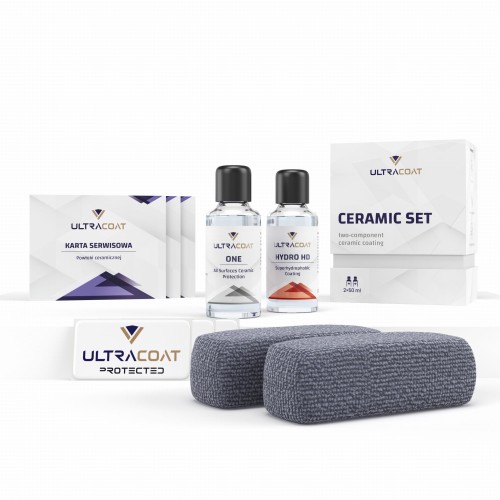 Ultracoat Ceramic Set – zaawansowana dwuskładnikowa powłoka ceramiczna 50ml - Sklep detailingowy Automotive Care