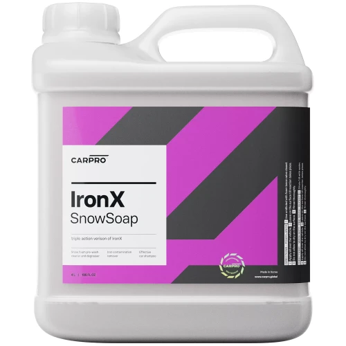 CarPro IronX Snow Soap - aktywna piana deironizująca, usuwa zanieczyszczenia metaliczne 4l - Sklep detailingowy Automotive Care