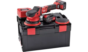 Flex Tools XFE 15 150 18.0-EC/5.0 Set - akumulatorowa polerka mimośrodowa, skok 15mm