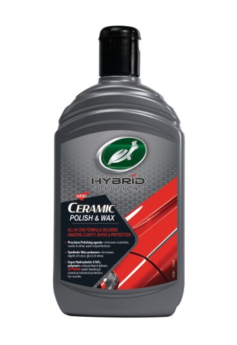 Turtle Wax Hybrid Solutions Ceramic Polish & Wax - pasta do jednoetapowej korekty lakieru AiO 500ml - Sklep detailingowy Automotive Care