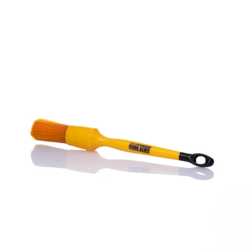 WORK STUFF Albino Orange 12 - syntetyczne włosie pędzel/pędzelek detailingowy delikatny 24mm (1) - Sklep detailingowy Automotive Care
