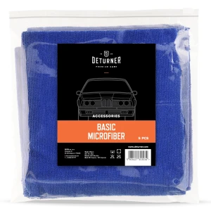 Deturner Basic Microfiber - ekonomiczna, bez krawędziowa mikrofibra 40x40cm 5szt.
