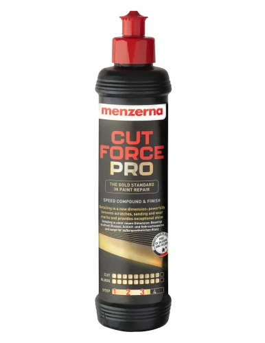 Menzerna Cut Force Pro Speed Compound & Finish - Pasta polerska One Step Polish - korekta lakieru i głęboki połysk w jednym kroku 250ml - Sklep detailingowy Automotive Care