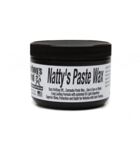 Poorboy's World Natty's Paste Wax Black - naturalny wosk do ciemnych i intensywnych kolorów 227g