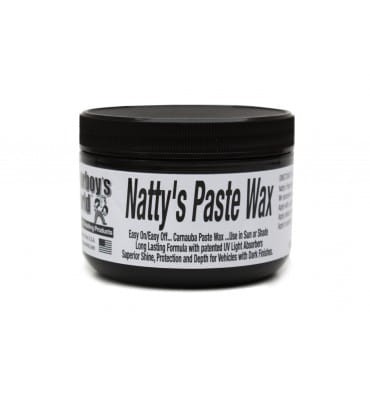 Poorboy's World Natty's Paste Wax Black - naturalny wosk do ciemnych i intensywnych kolorów 227g - Sklep detailingowy Automotive Care