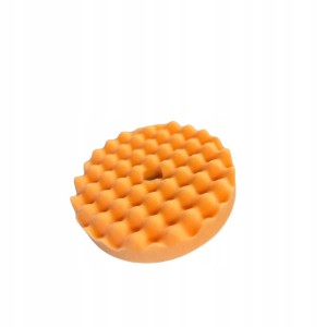Optimum Waffle Pad Orange - twardy, tnący pad polerski waflowy 125mm