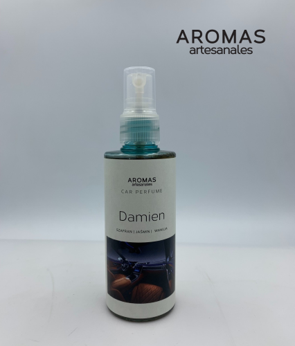 AROMAS Damien - wysokiej jakości perfuma, perfum samochodowa Szafran| Jaśmin | Wanilia 100ml - Sklep detailingowy Automotive Care