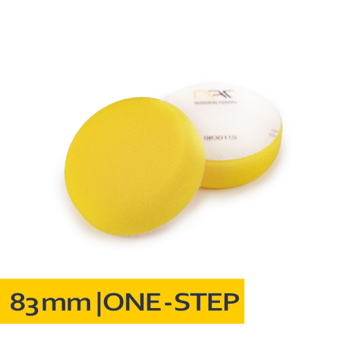NAT Żółta Średnia gąbka polerska 80mm - Sklep detailingowy Automotive Care