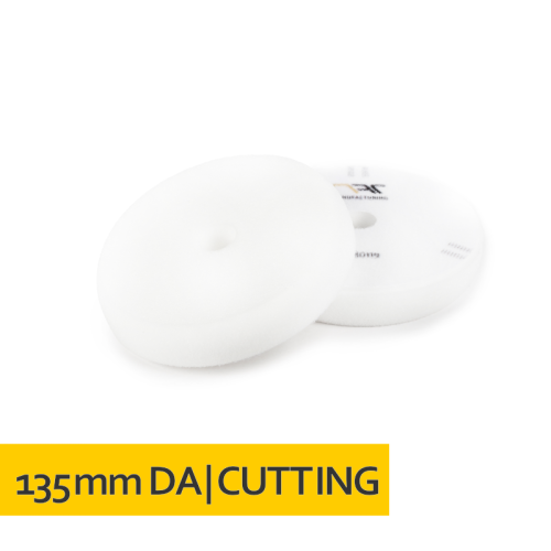 NAT DA Biała Twarda gąbka polerska 135mm - Sklep detailingowy Automotive Care
