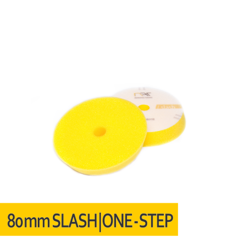 NAT Slash DA Żółta Średnia gąbka polerska 80mm - Sklep detailingowy Automotive Care
