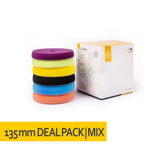 NAT DEAL PACK DA - zestaw gąbek polerskich 6x 135mm - Sklep detailingowy Automotive Care