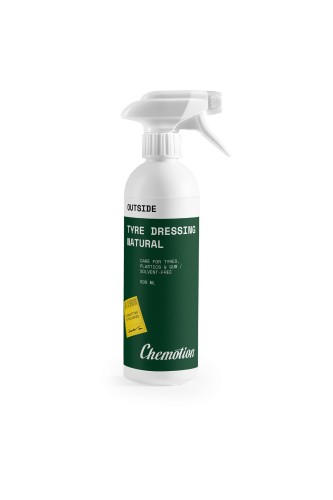 Chemotion Tyre Dressing Natural - produkt do konserwacji opon, uszczelek i tworzyw sztucznych 500ml - Sklep detailingowy Automotive Care