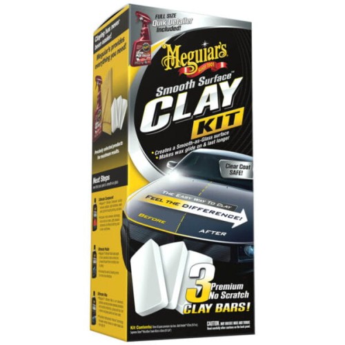 Meguiar's Smooth Surface Clay Kit - zestaw do czyszczenia i pielęgnacji lakieru - Sklep detailingowy Automotive Care