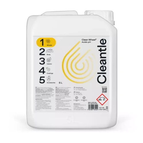 Cleantle Clean Wheel 2 - kwas do mocno zabrudzonych felg 5L - Sklep detailingowy Automotive Care