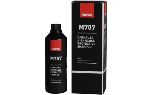 Rupes M707 Carnauba High Gloss Shampoo - wysokiej klasy szampon samochodowy z woskiem carnauba 500ml - Sklep detailingowy Automotive Care